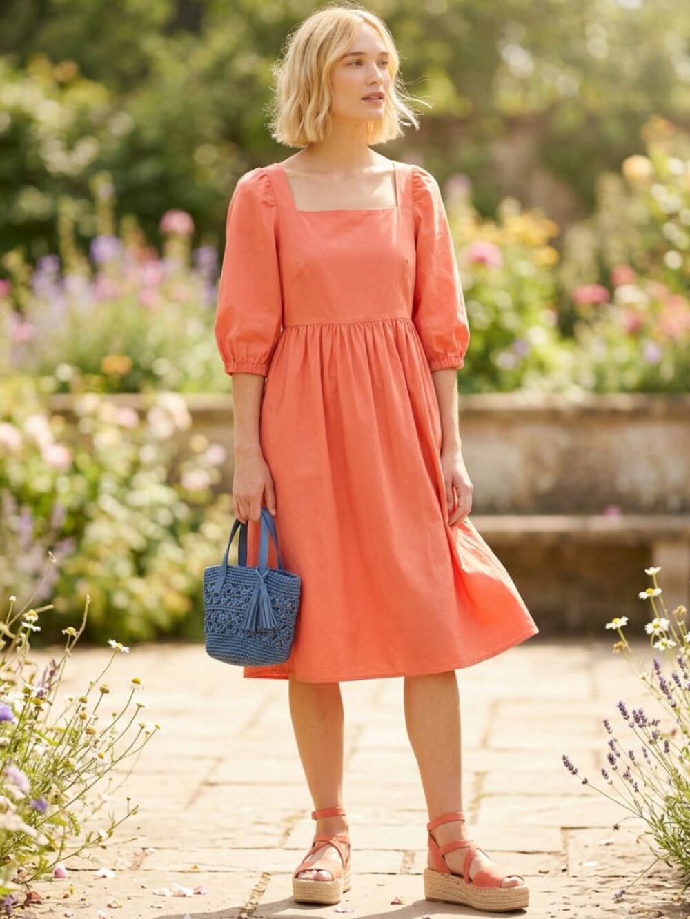 Emma Knudsen Faded Rose Charlotte Dress Size S
